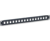 INTELLINET Patch Panel 16 portów otwarty do modulów Keystone 513593 - 1459100 - zdjęcie 1